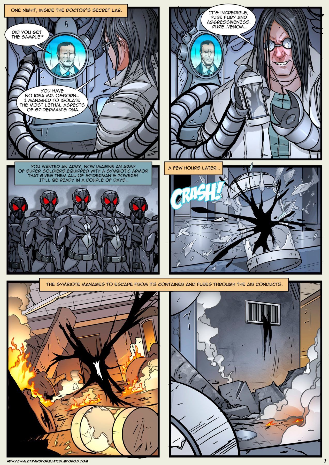 Ultimate Symbiote Venom & Spiderman (Locofuria) page 4