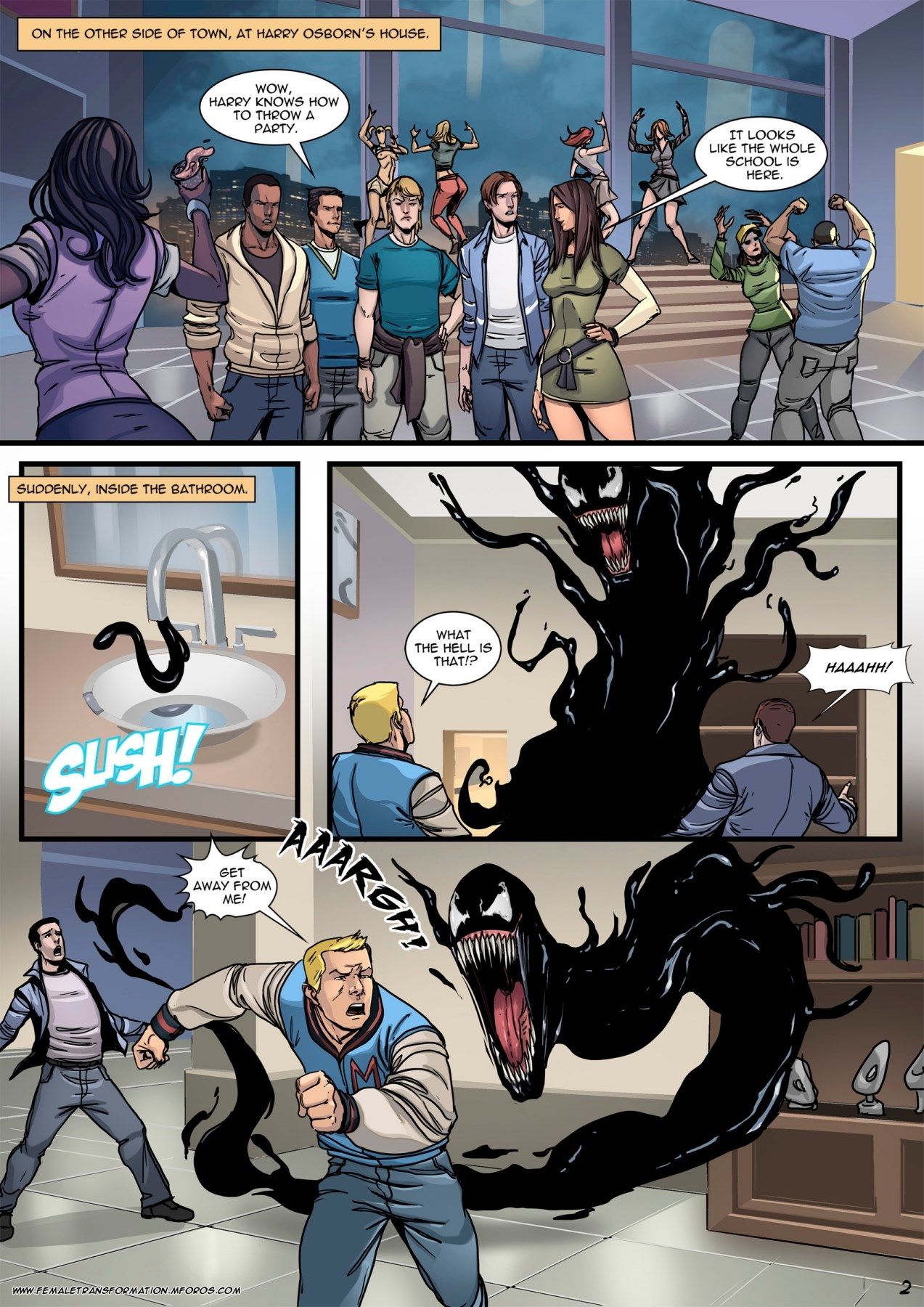 Ultimate Symbiote Venom & Spiderman (Locofuria) page 5