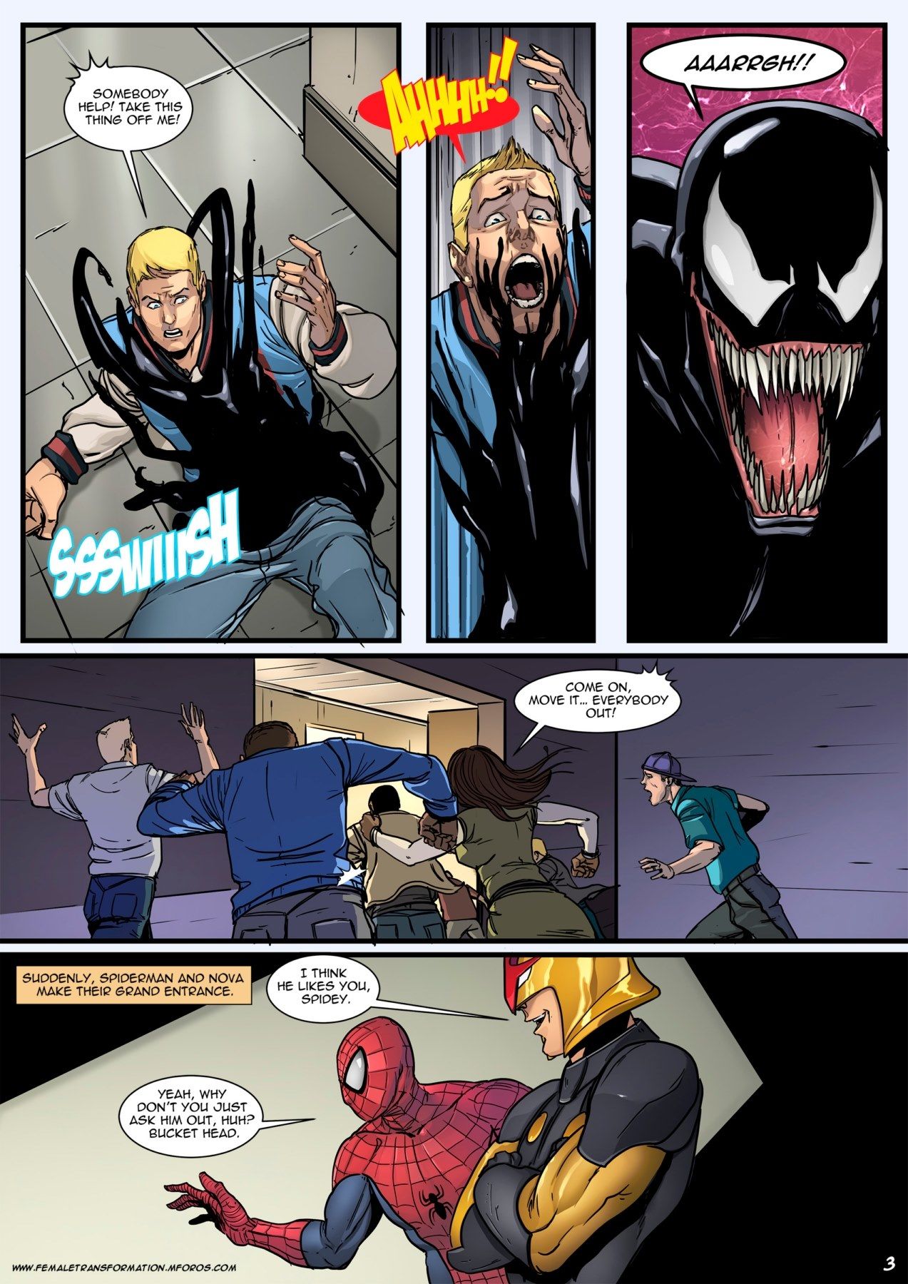 Ultimate Symbiote Venom & Spiderman (Locofuria) page 6