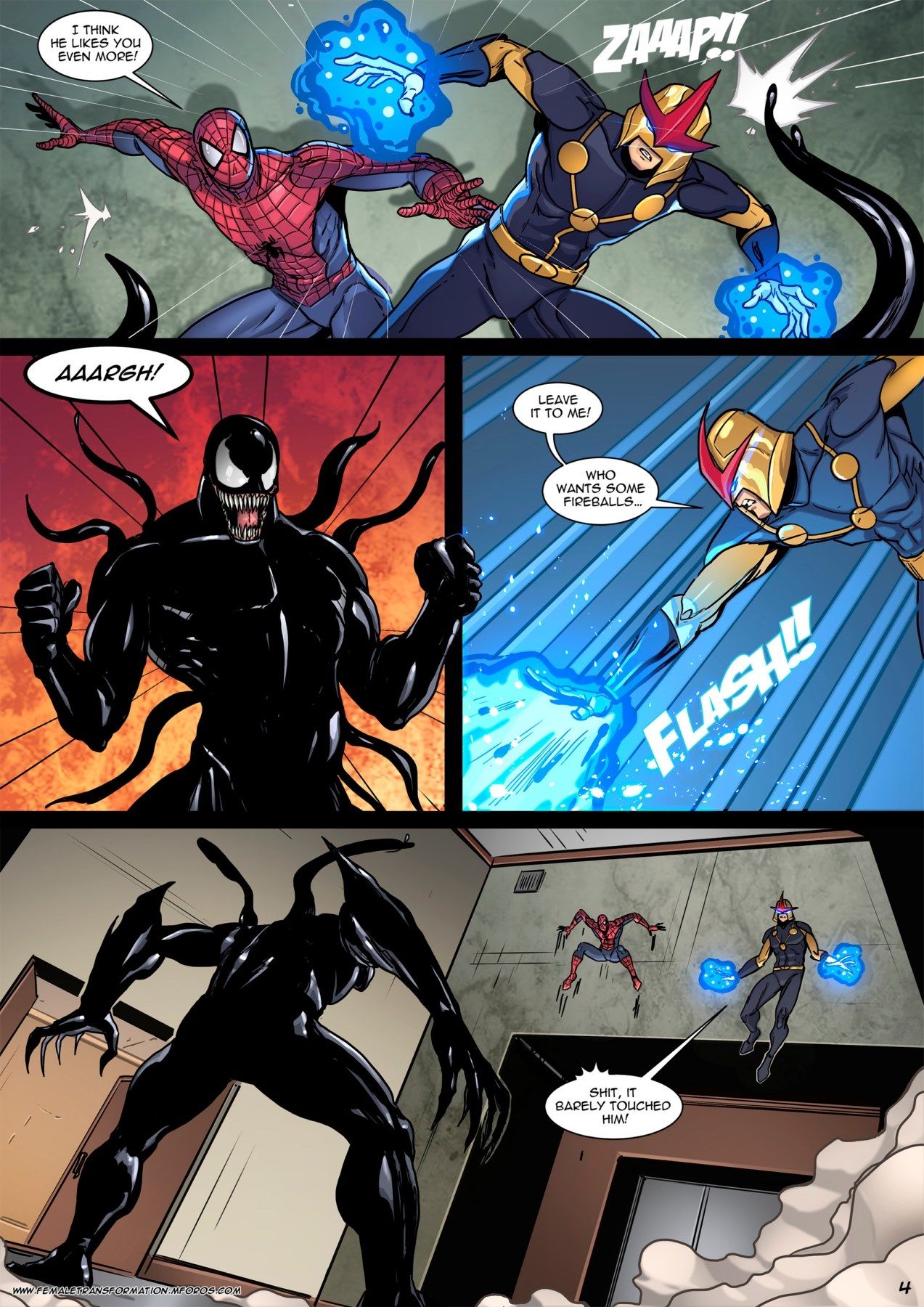 Ultimate Symbiote Venom & Spiderman (Locofuria) page 7