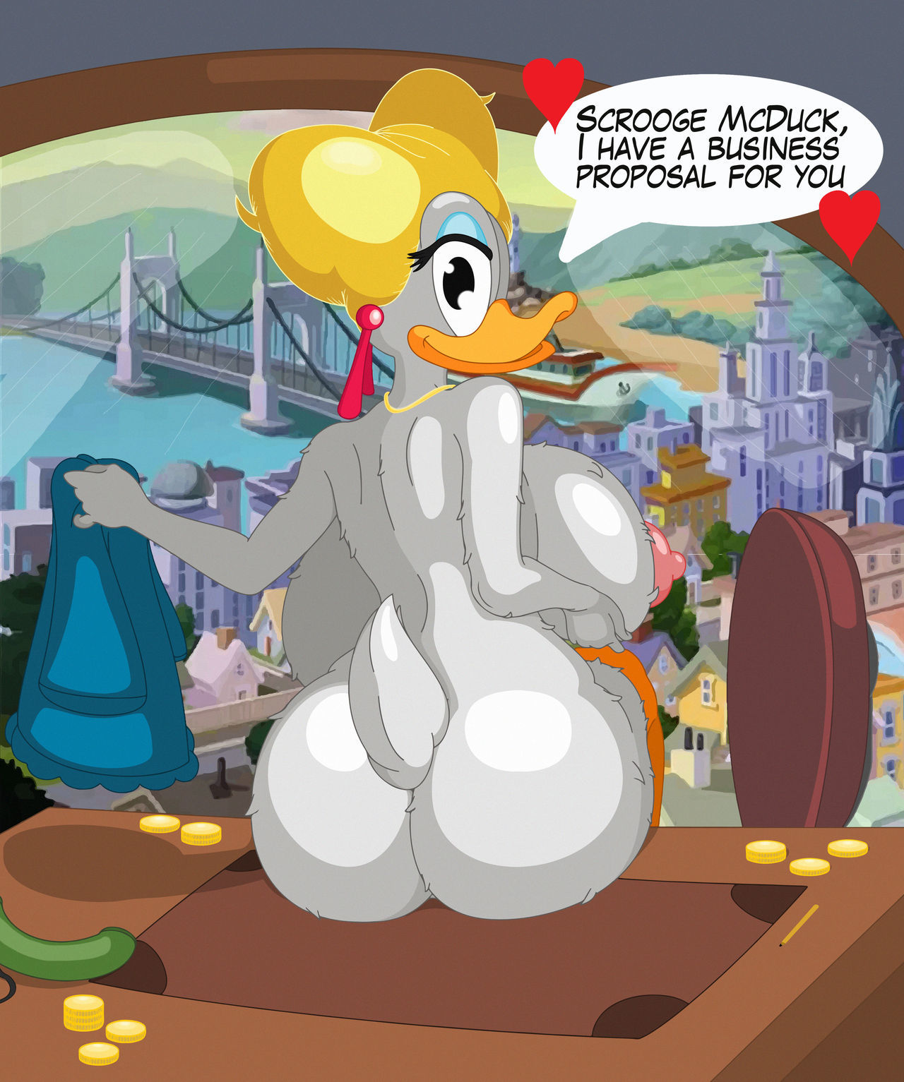 DuckTits, But Its Duck Arse Ducktales page 1