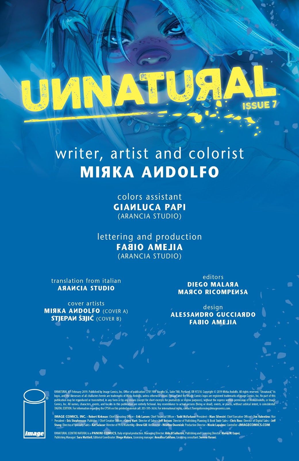 Unnatural Issue 7 ([Mirka Andolfo) page 2