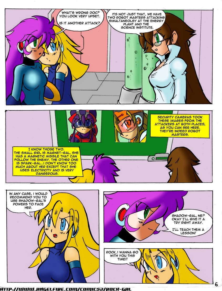 Rock-Gal #5 Megaman by VCampan page 6