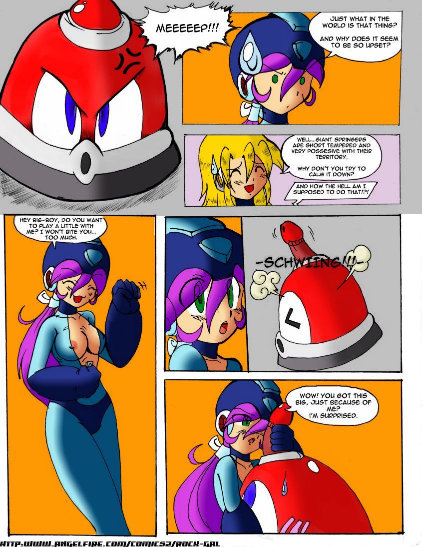Rock-Gal #5 Megaman by VCampan page 9