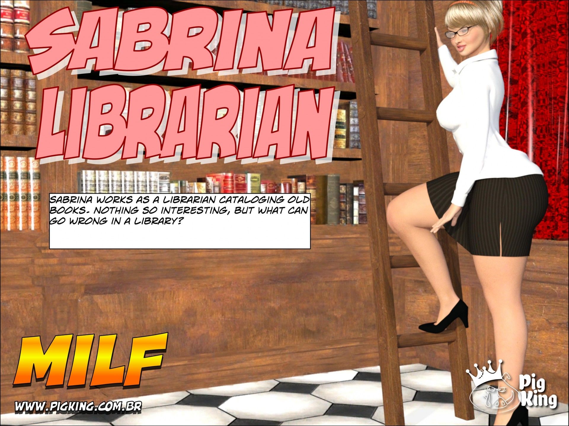 Sabrina Librarian PigKing Milf page 1