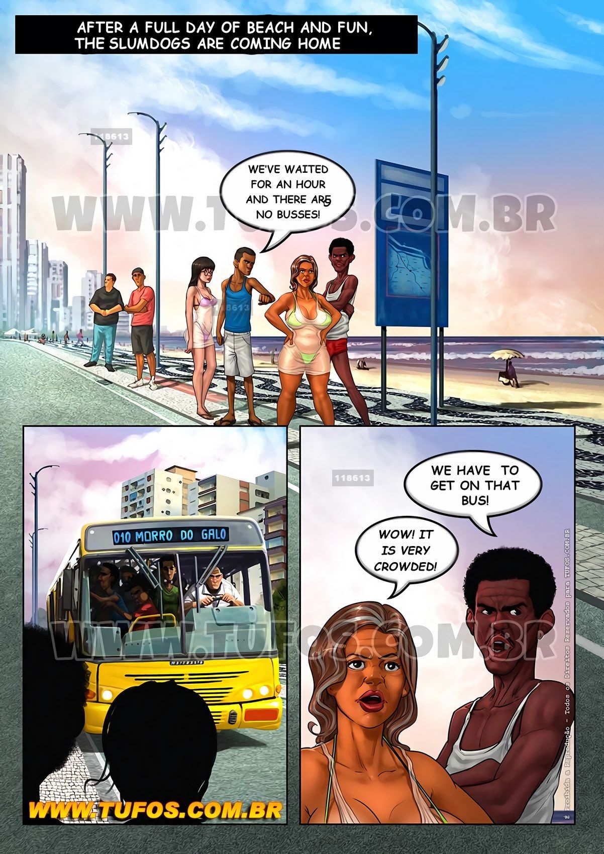 Crowded Bus Familia Favela 7 (Tufos) In English page 2