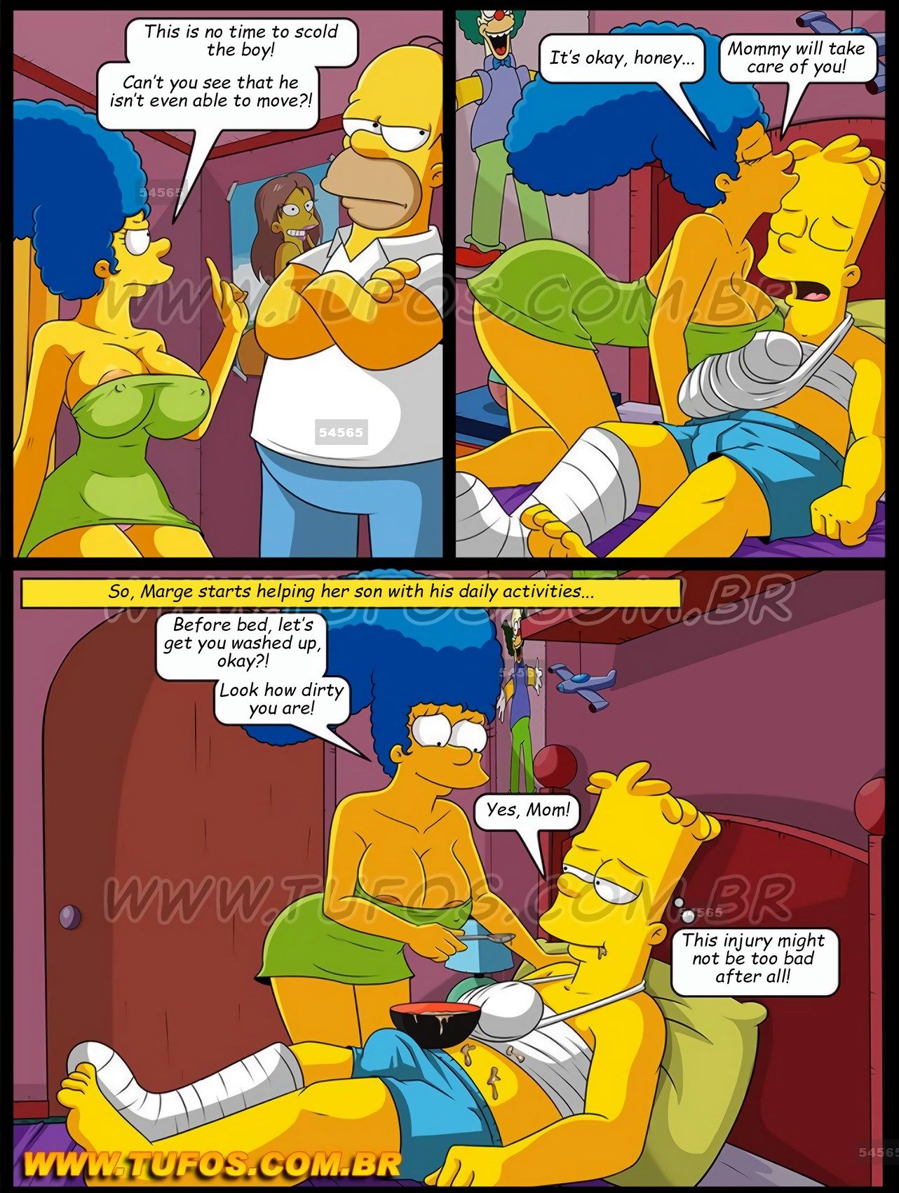 The Simpsons 11 Caring For the Injured Son (Tufos) page 3