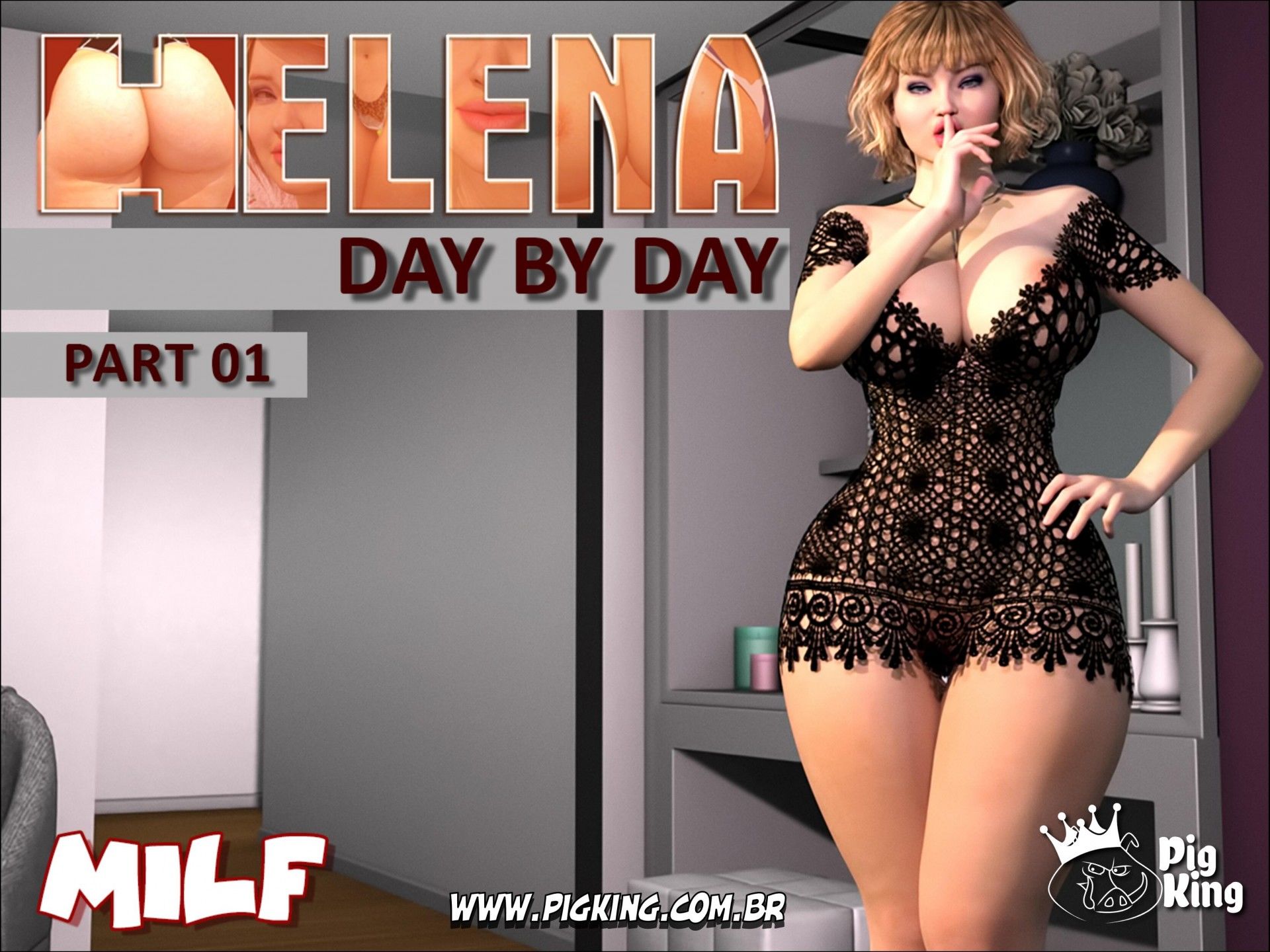 Helena Day By Day (PigKing Milf) page 1