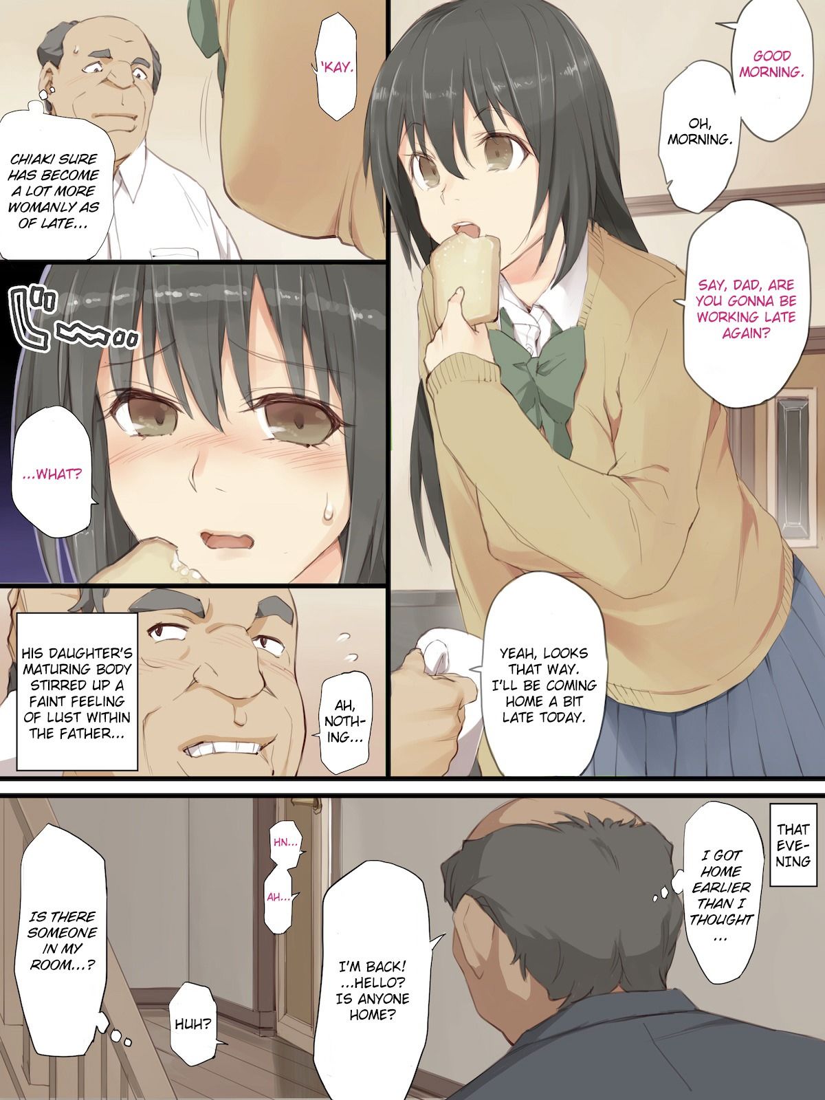 First Creampie Sex Between Father and Daughter Nakadashi Hatsu Ecchi page 2