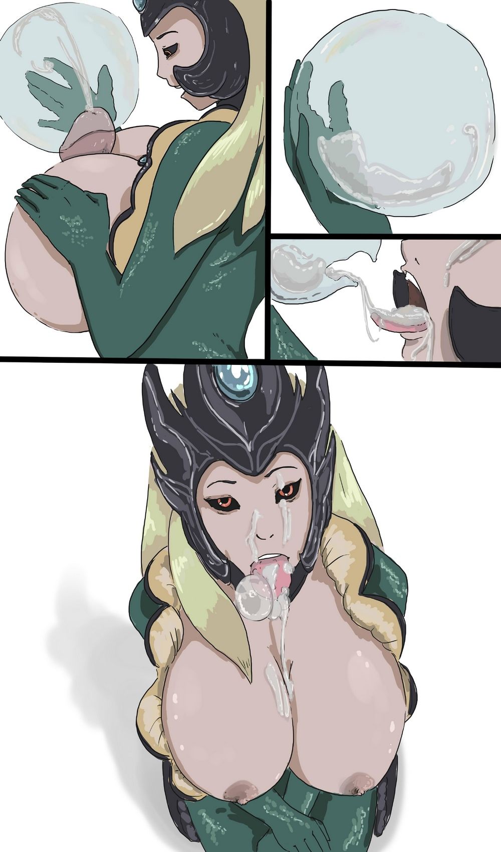 Nami Blowing Bubbles Farahboom page 4