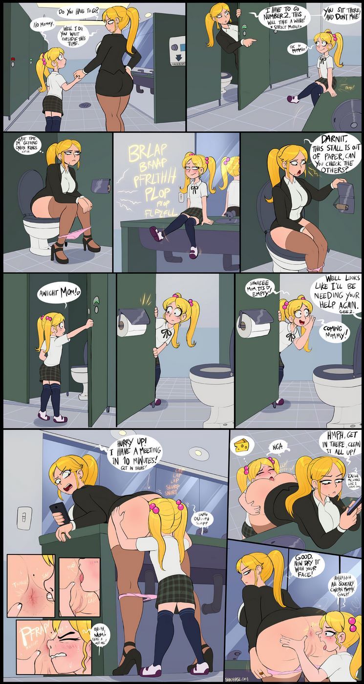 Elevator porn comics