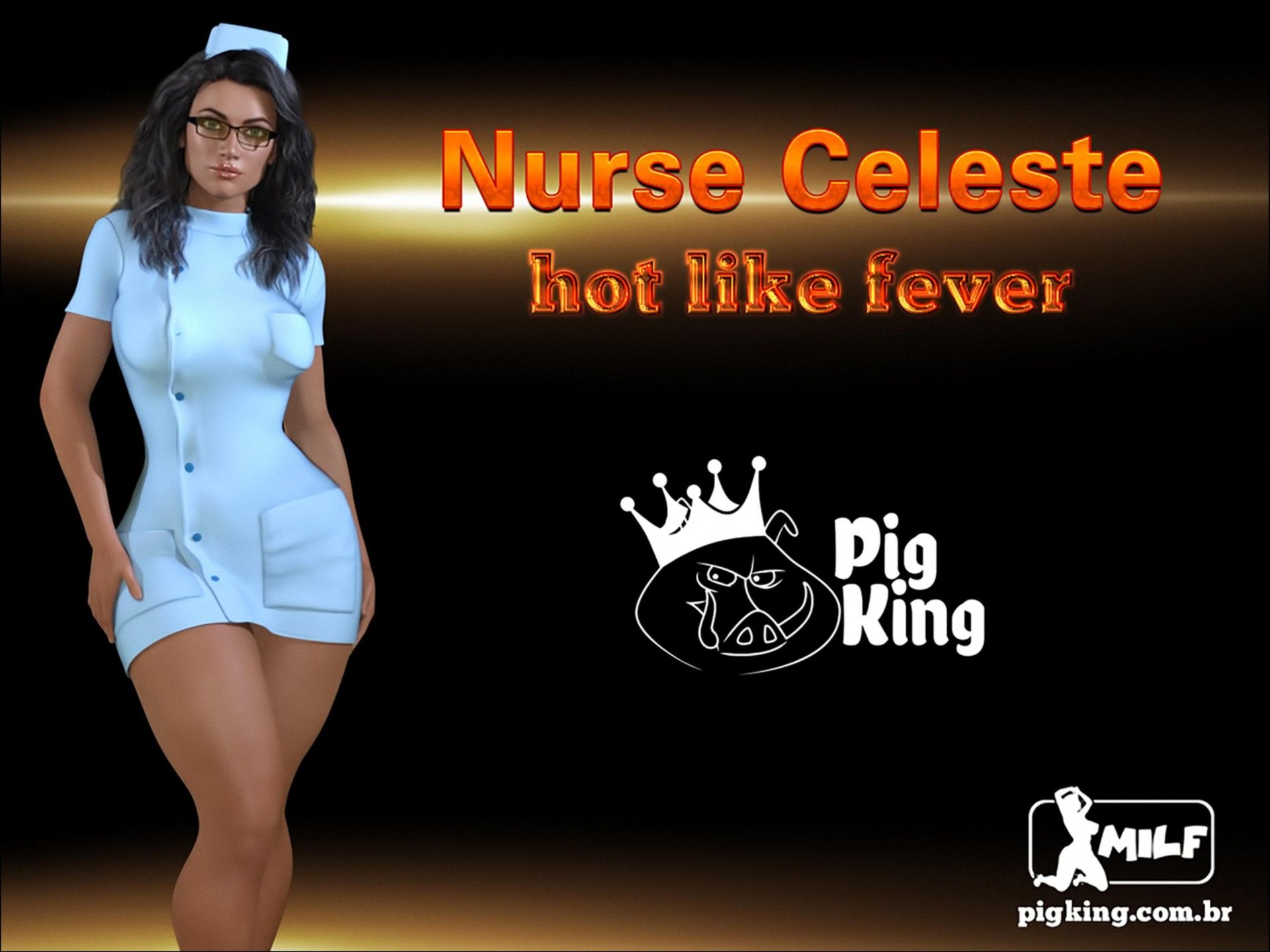 Nurse Celeste Hot Link Fever (PigKing Milf) page 1