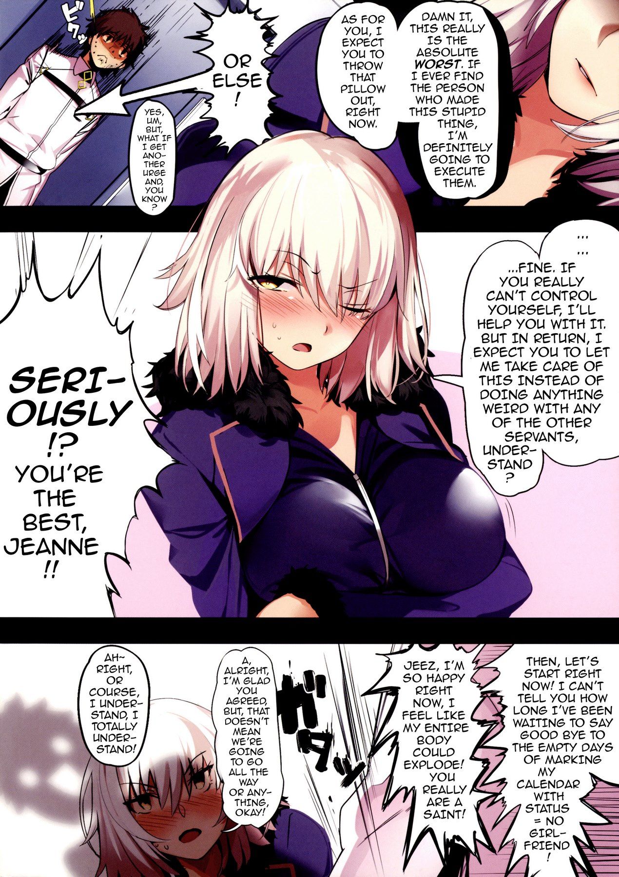 Omake Shikishi Did you ask Jeanne Alter? (Marushin) page 3