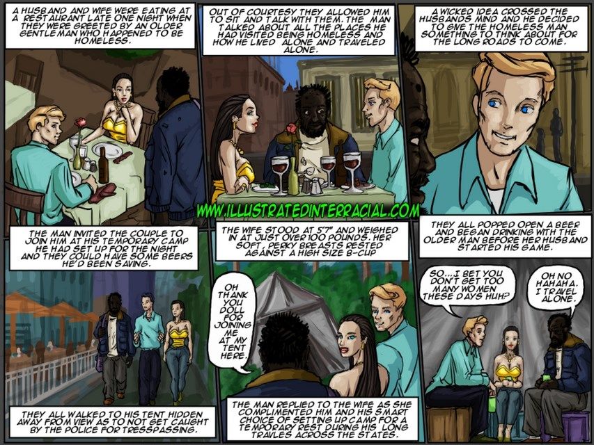 A Favor For The Homeless - Illustrated Interracial page 2