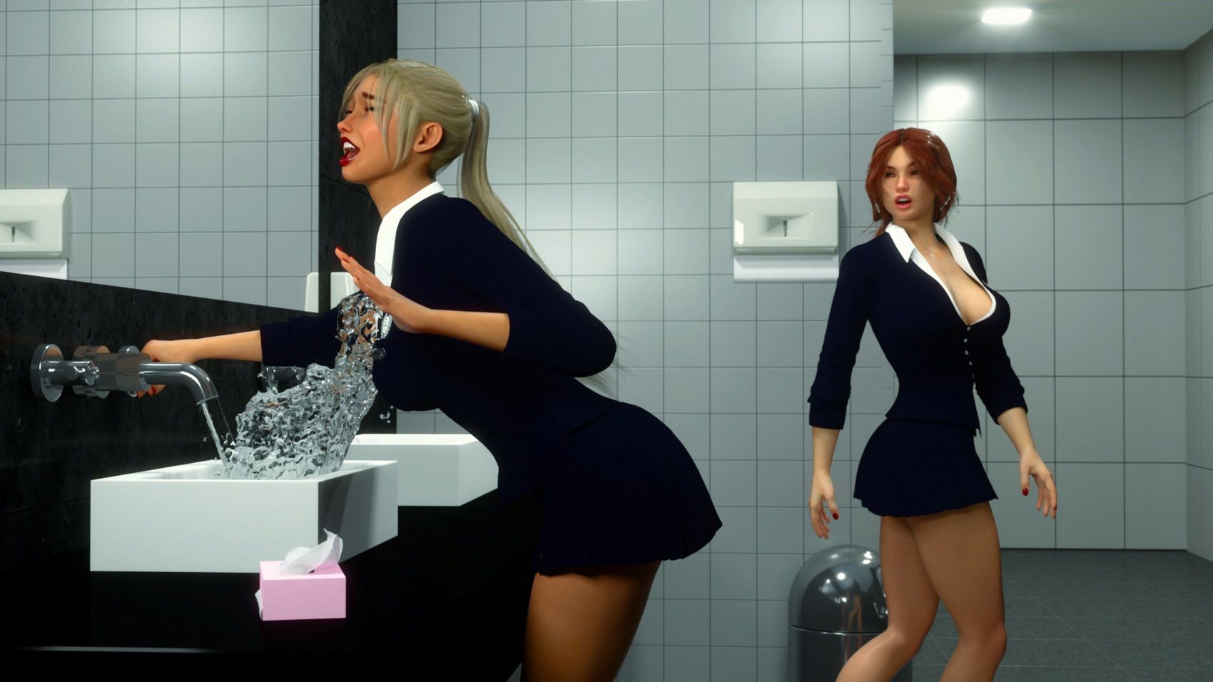Erin and Vikki 4 Bathroom Break (3Dzen) page 6