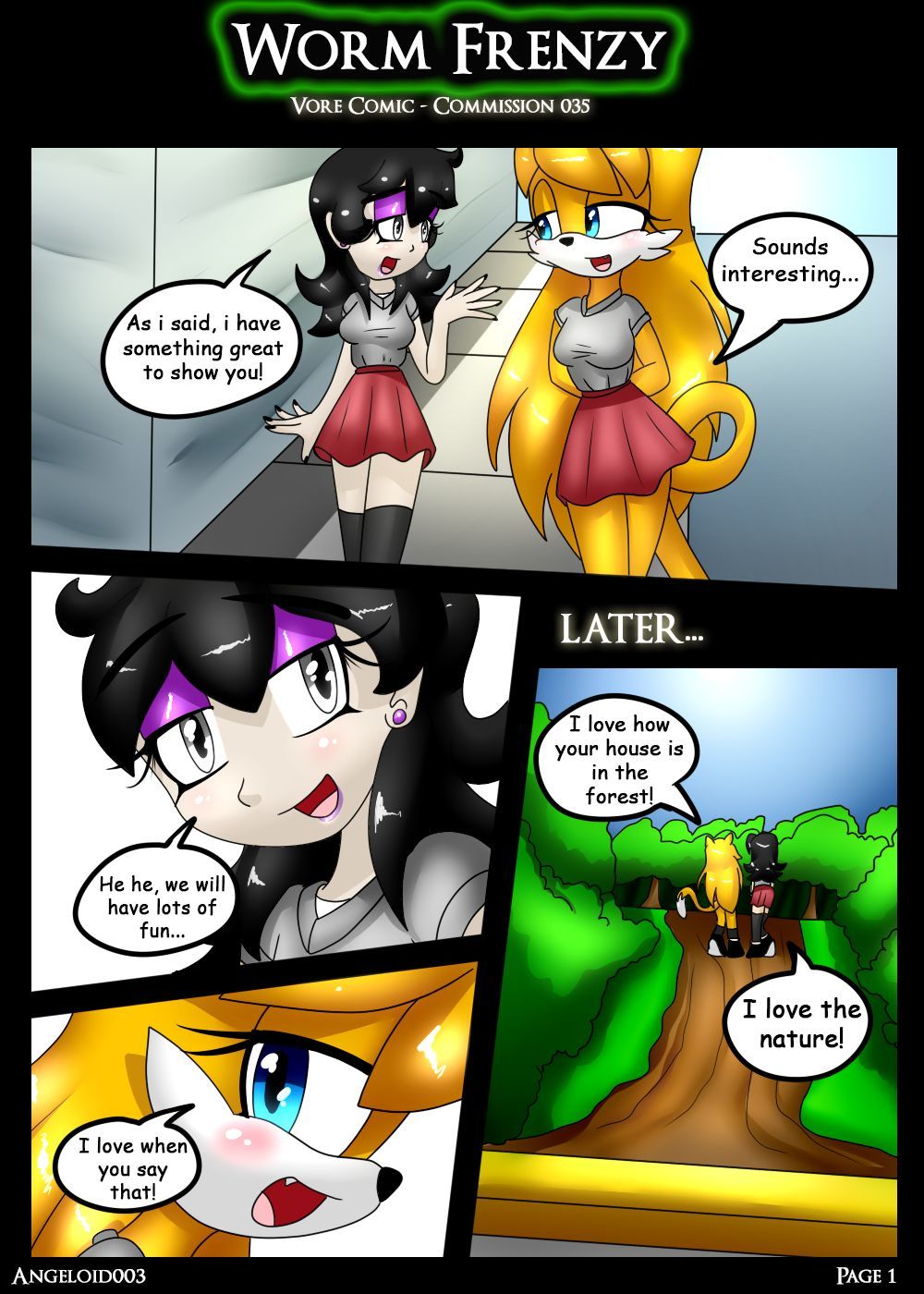 Worm Frenzy - Angeloid003 page 1