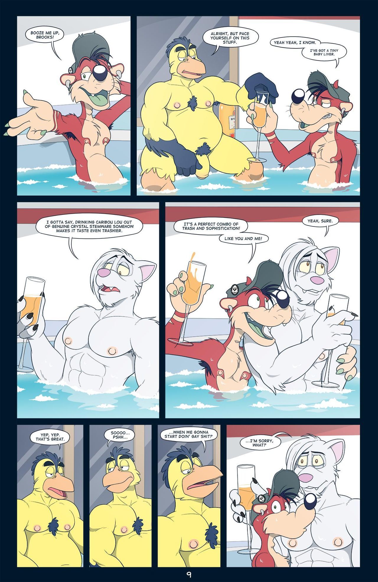 Naked Hot Tub Party Anti Developmnt page 9