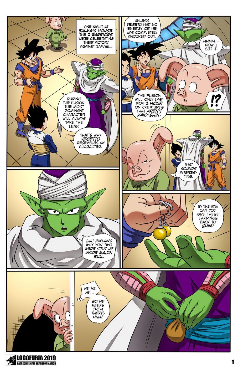 Potara Fusions - Locofuria Dante Mondego, Helios (Dragon Ball Z) page 2
