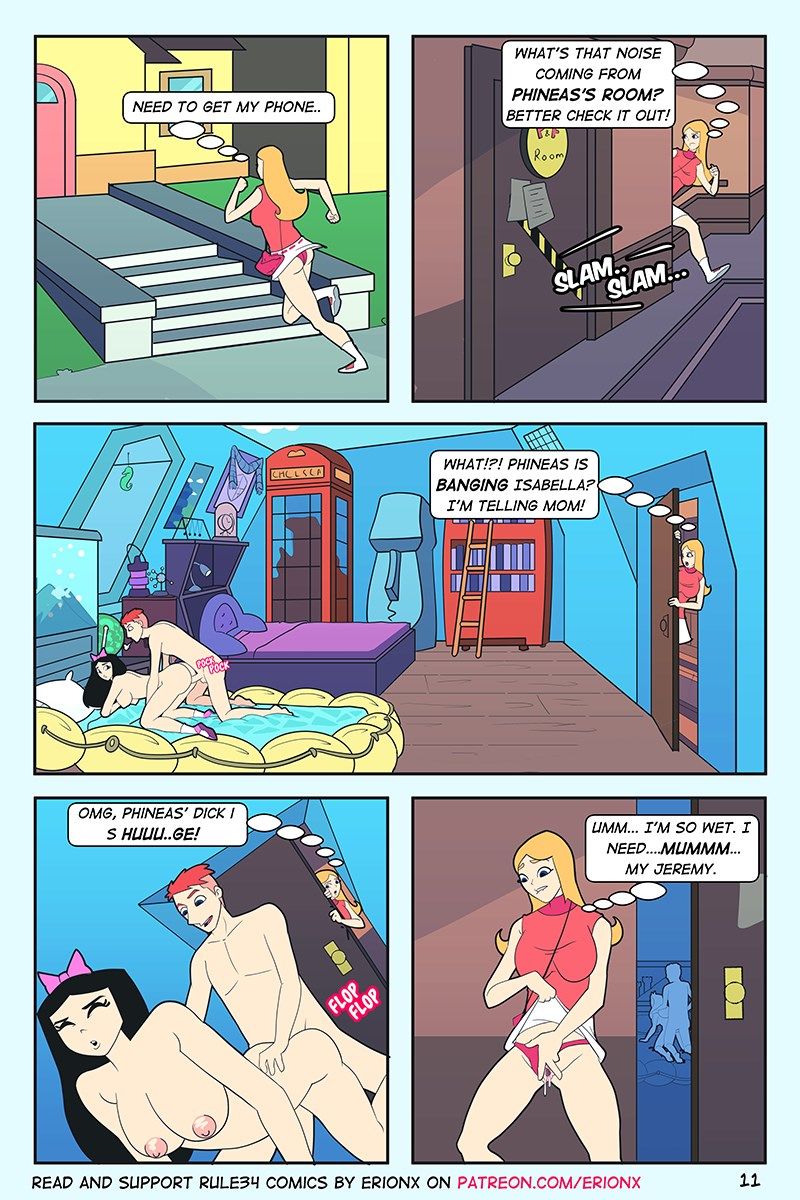 Pervy Fellas - Erionx (Phineas and Ferb) page 12