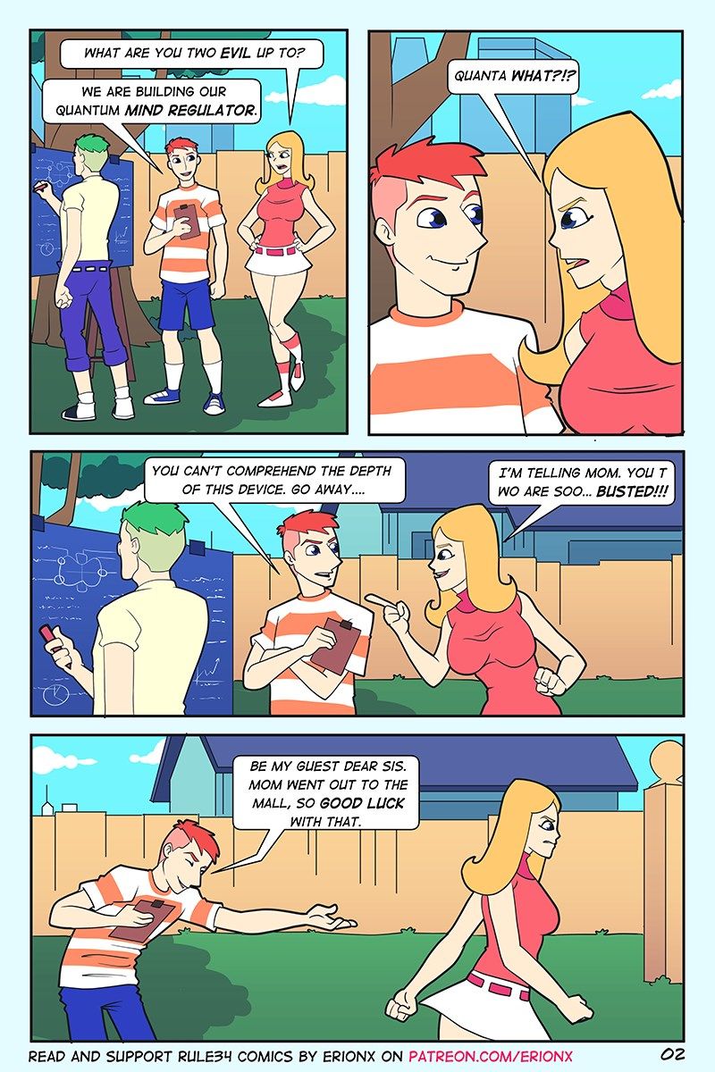 Pervy Fellas - Erionx (Phineas and Ferb) page 3