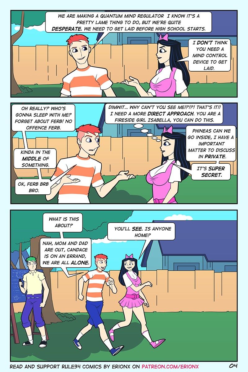 Pervy Fellas - Erionx (Phineas and Ferb) page 5