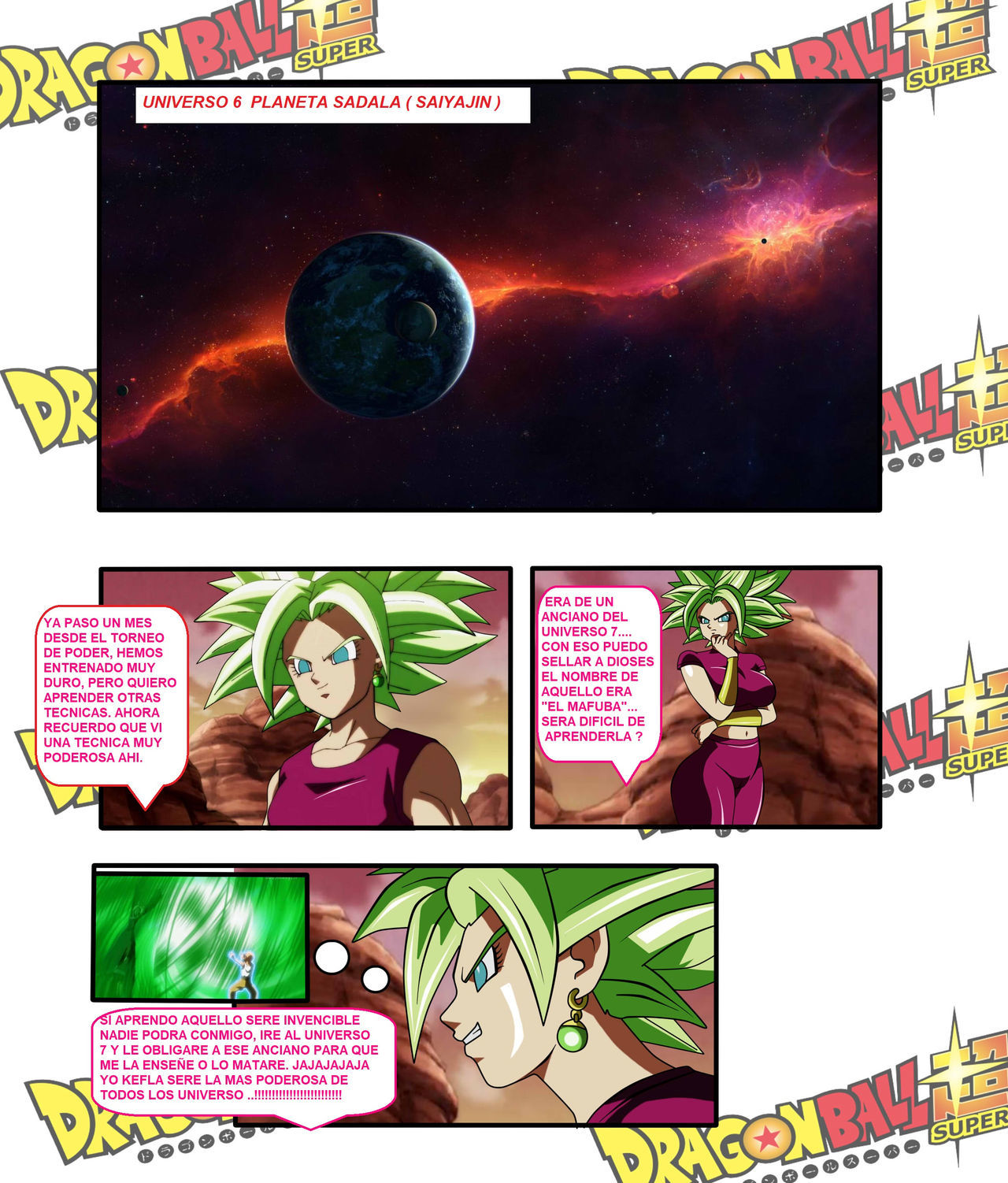 Kefla And The Mafuba - Dicasty (Dragon Ball Super) Spanish page 2