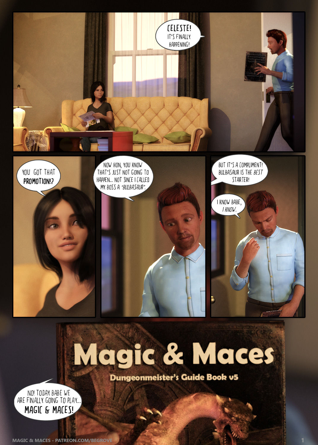 Magic and Maces - Begrove page 1