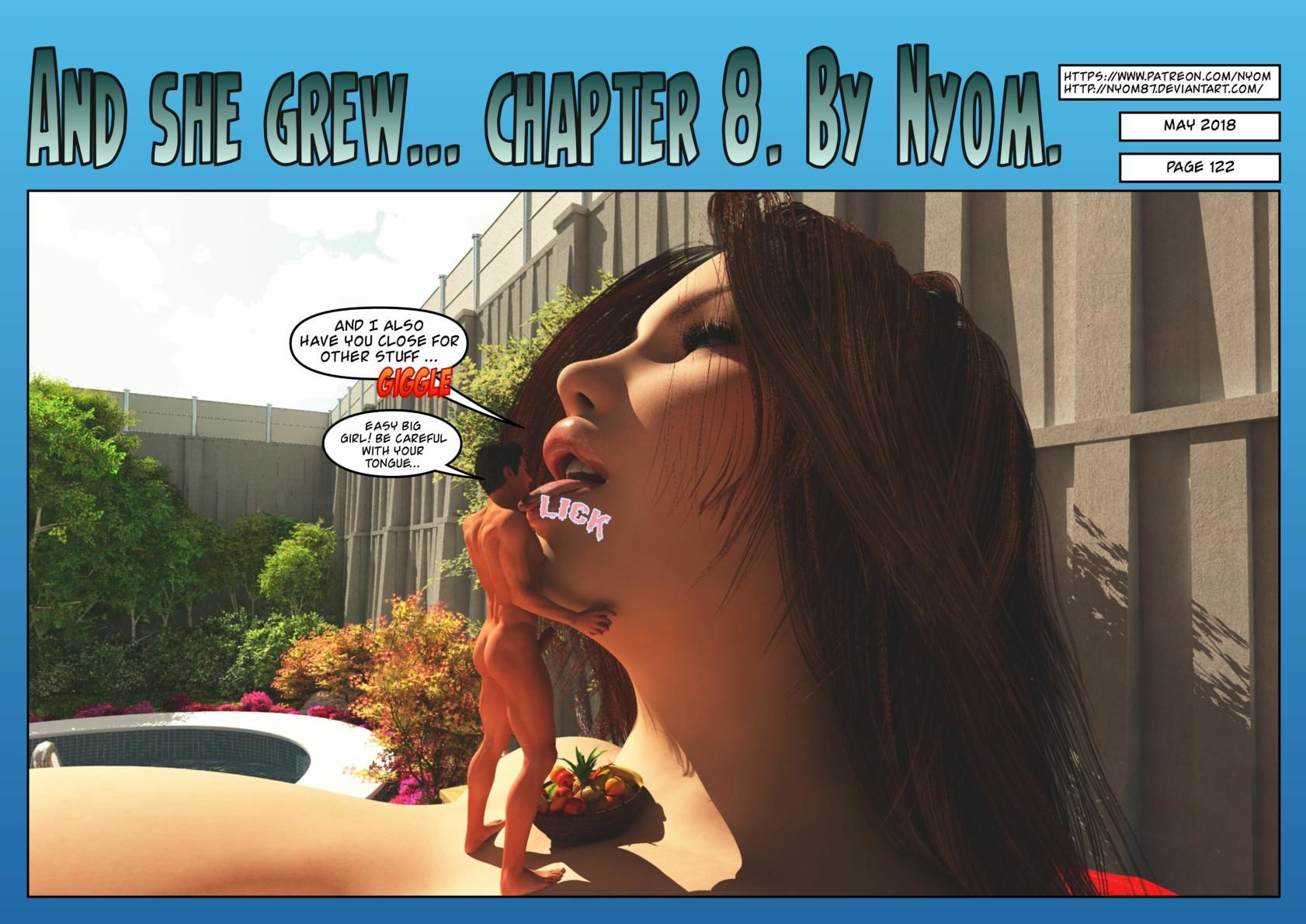 And She Grew Ch.8 Nyom page 124