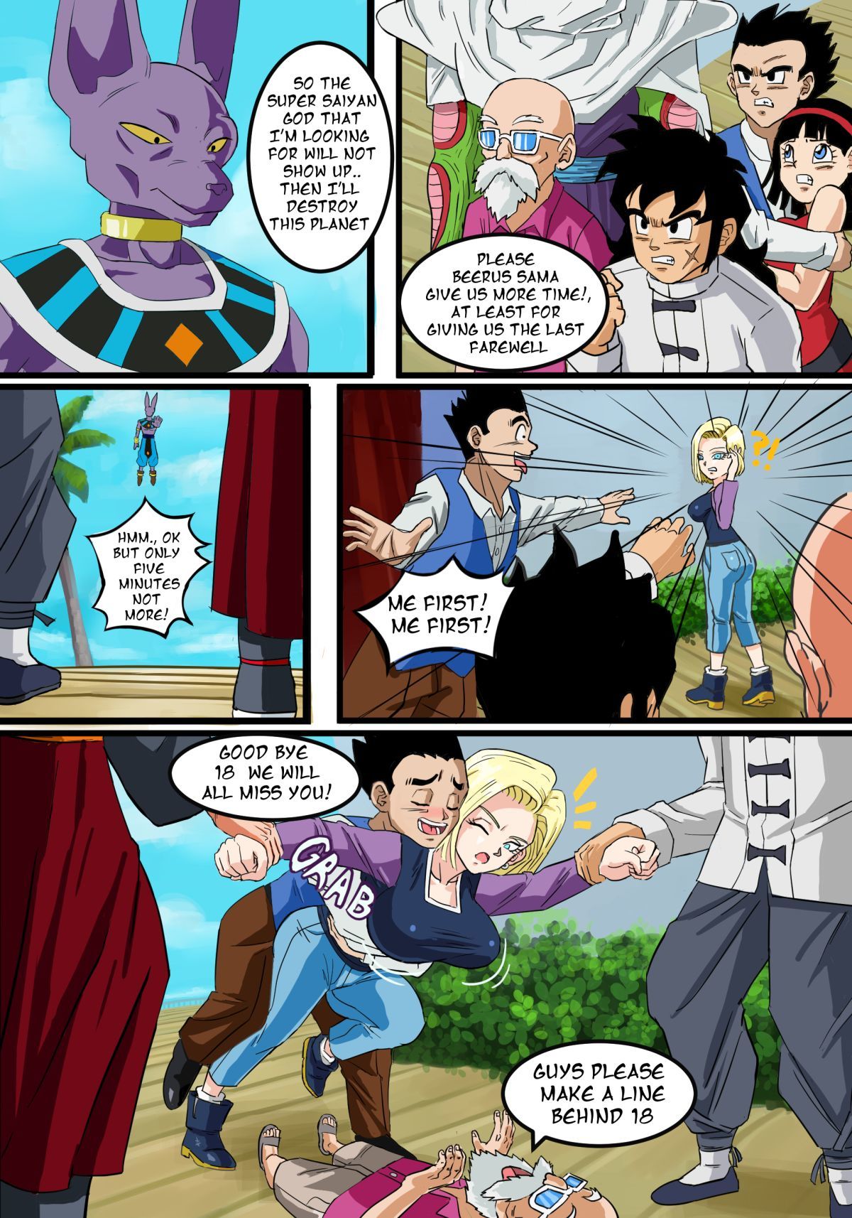 Beerus Saga Dragon Ball Super by Pink Pawg page 2