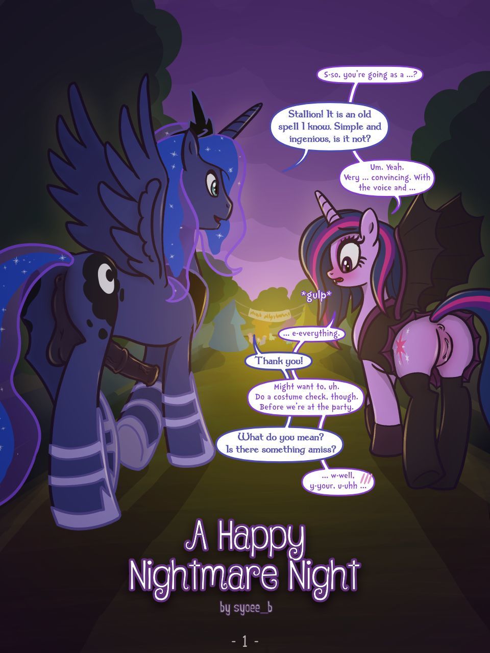 A Happy Nightmare Night - syoeeb page 1