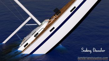 Sailing Disaster - Senderland Studios cover