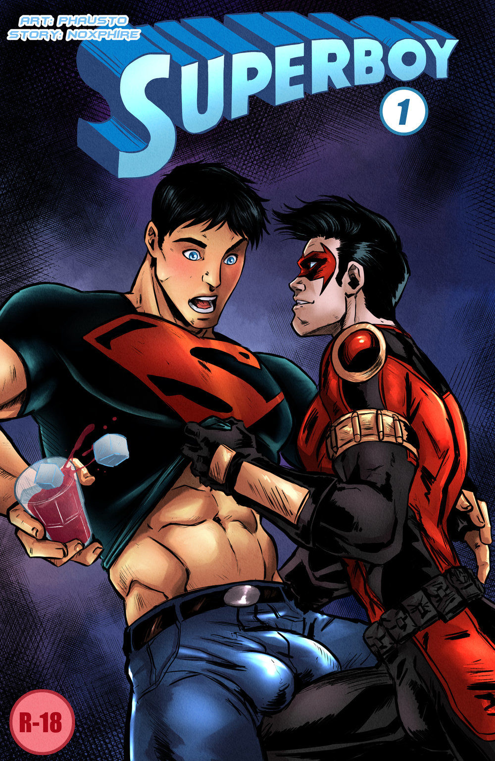 Superboy 1 Phausto (Superheroes Parody) page 1