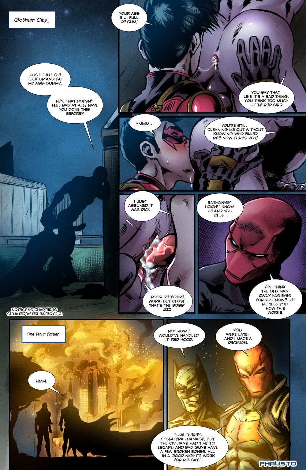 Superboy 1 Phausto (Superheroes Parody) page 2