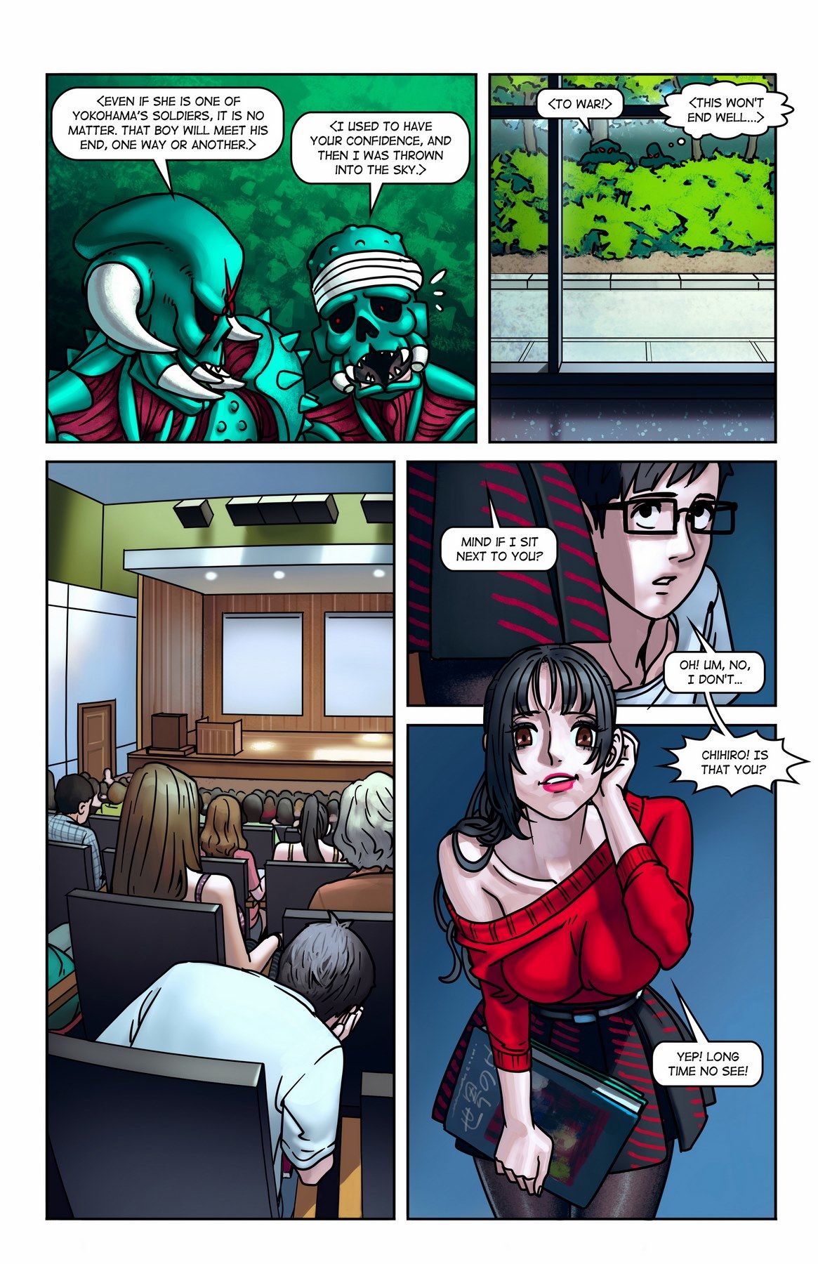 Maid of Honor Issue 02 MuscleFan page 6.