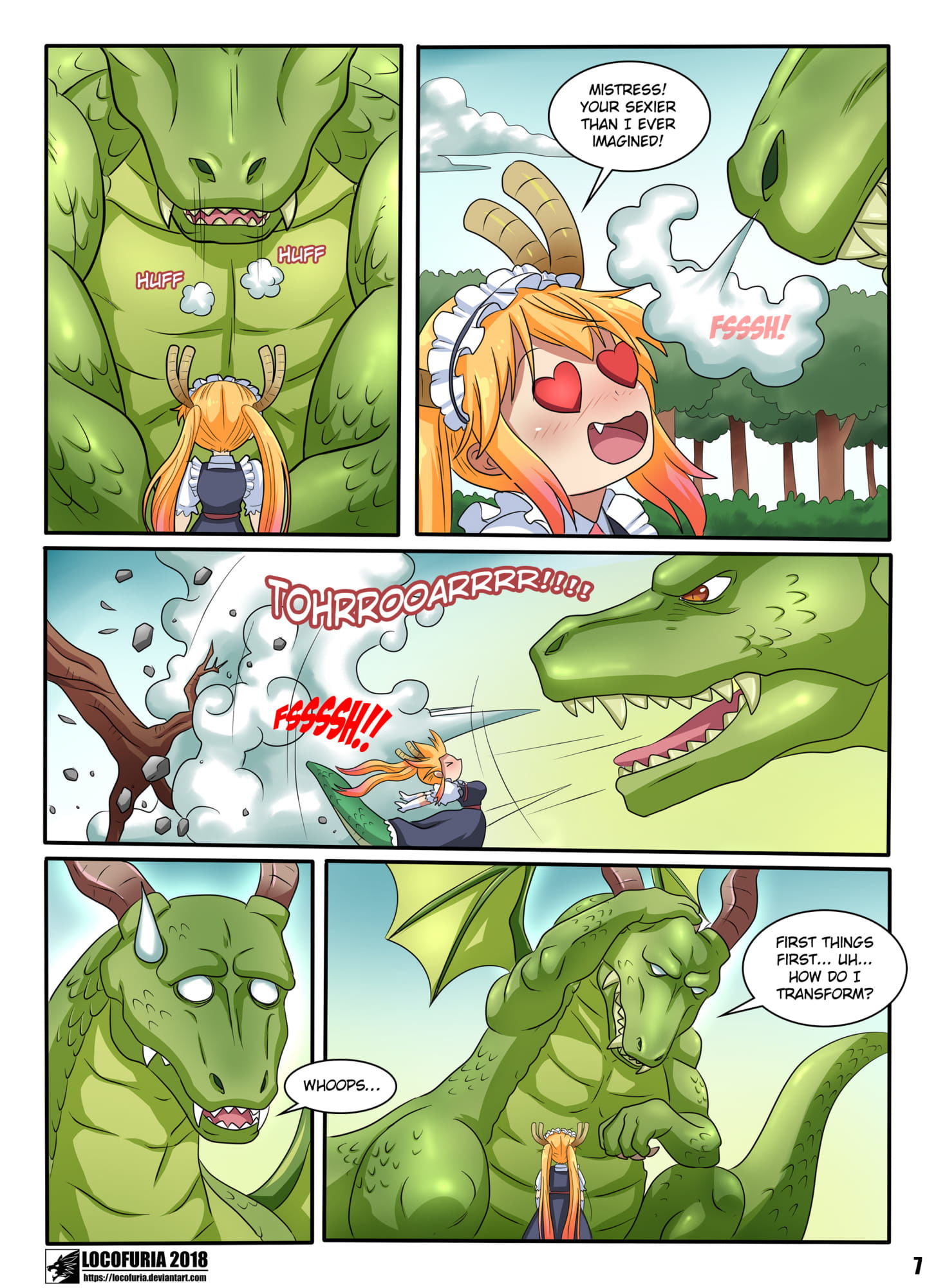 A Dragons Tale by Locofuria page 10.