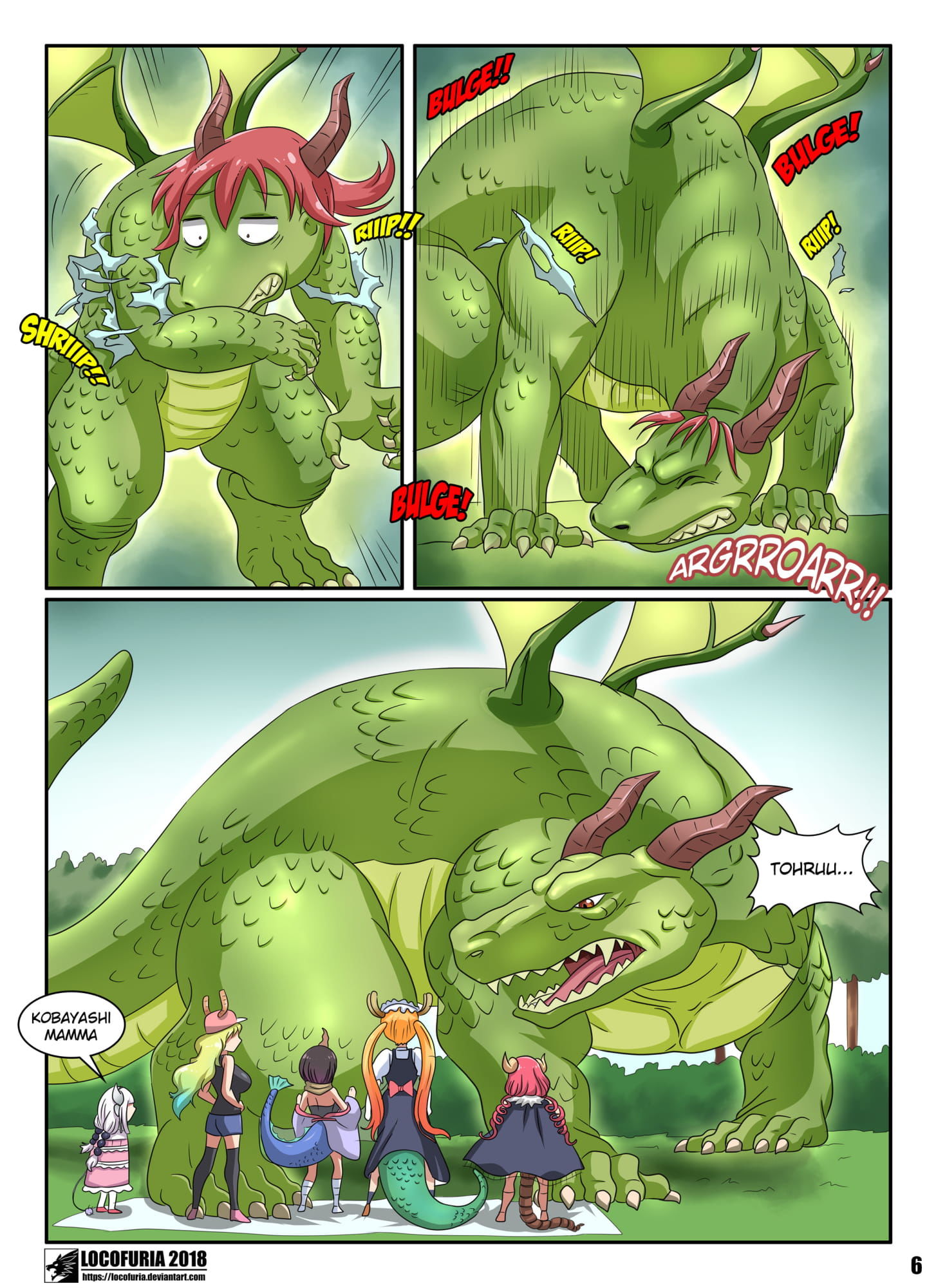 A Dragons Tale by Locofuria page 9