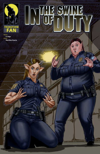 In the Swine of Duty Issue 02 Transform Fan cover