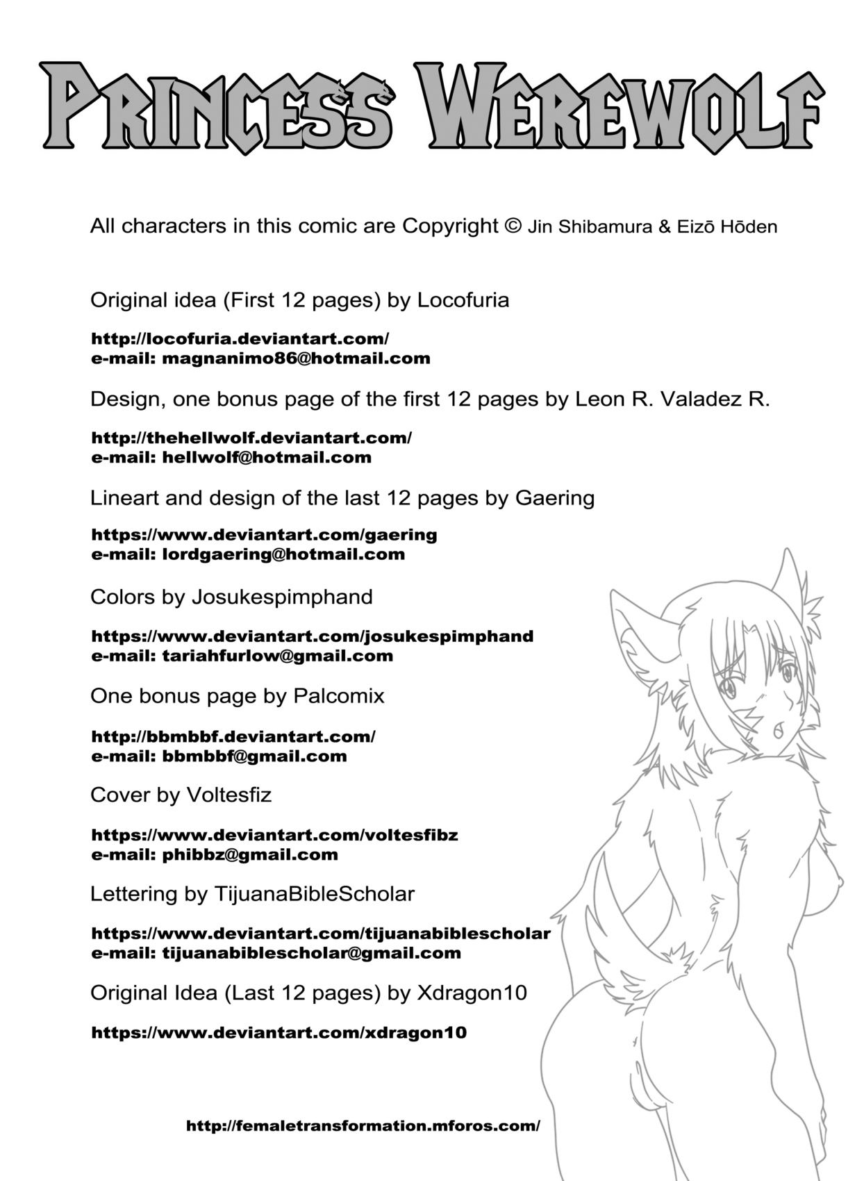 Princess Werewolf Part 2 by Locofuria page 3