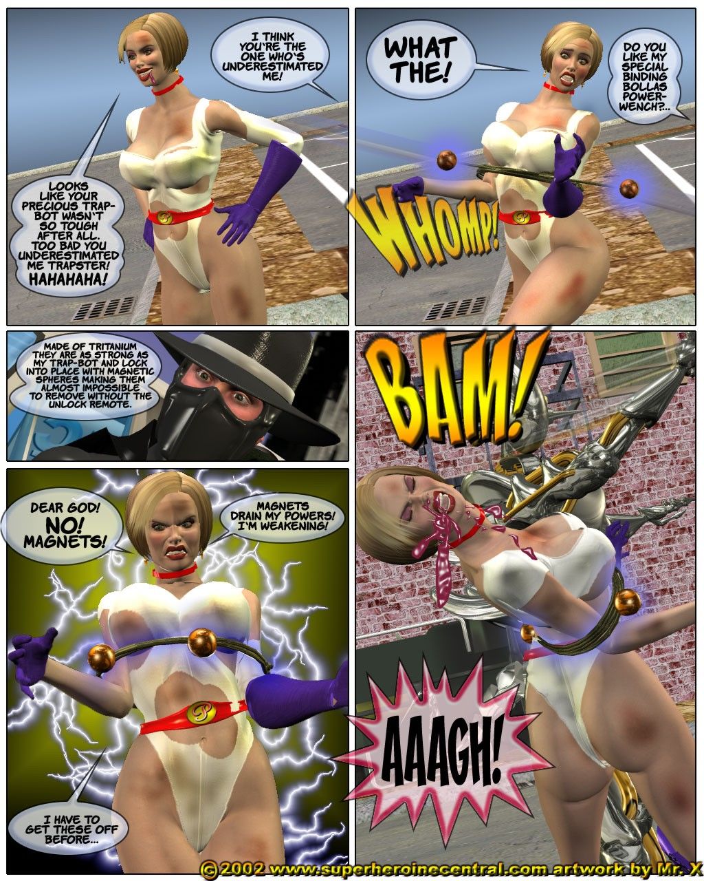 In The Clutches of the Trapster Extreme - Superheroinecentral page 14