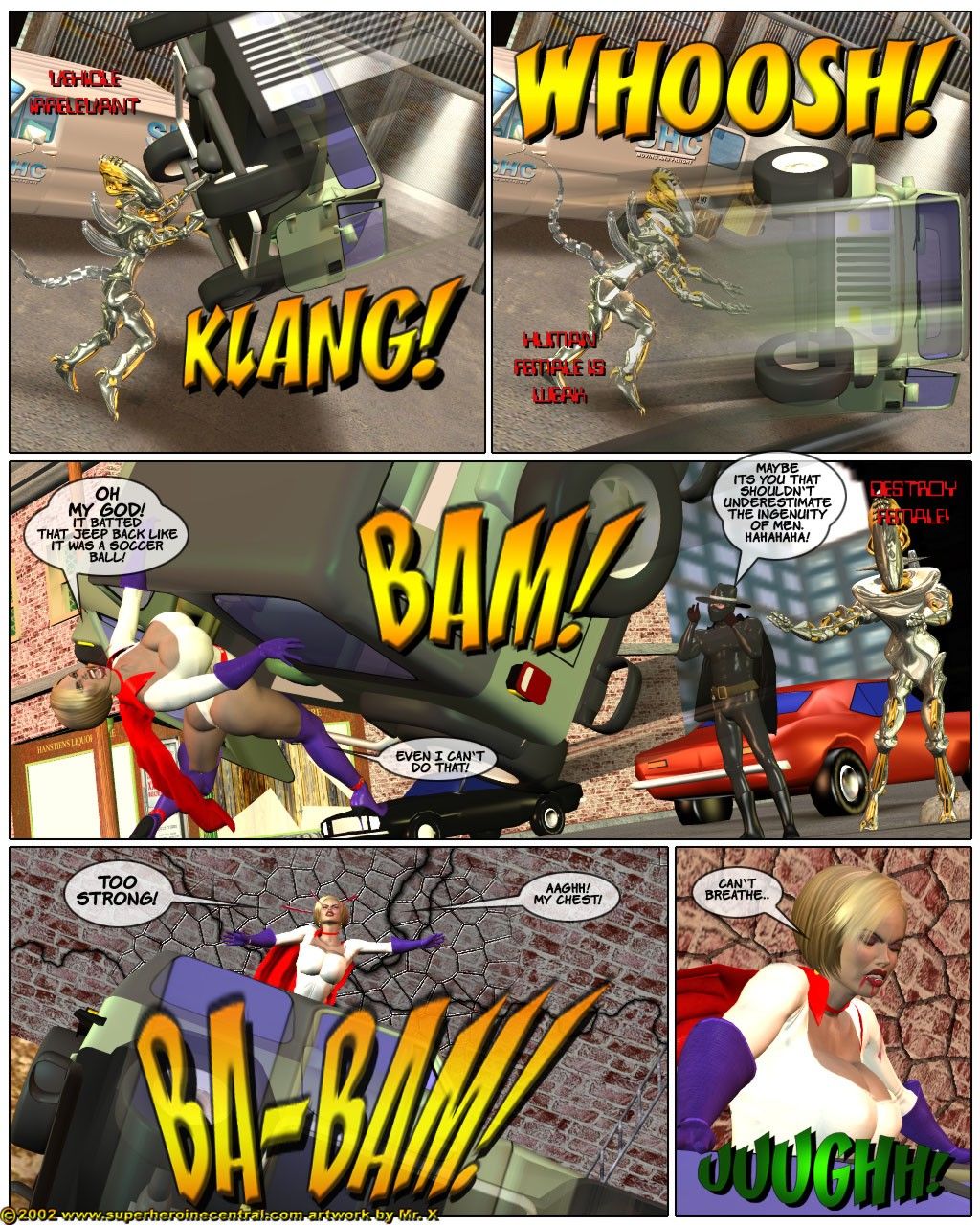 In The Clutches of the Trapster Extreme - Superheroinecentral page 9