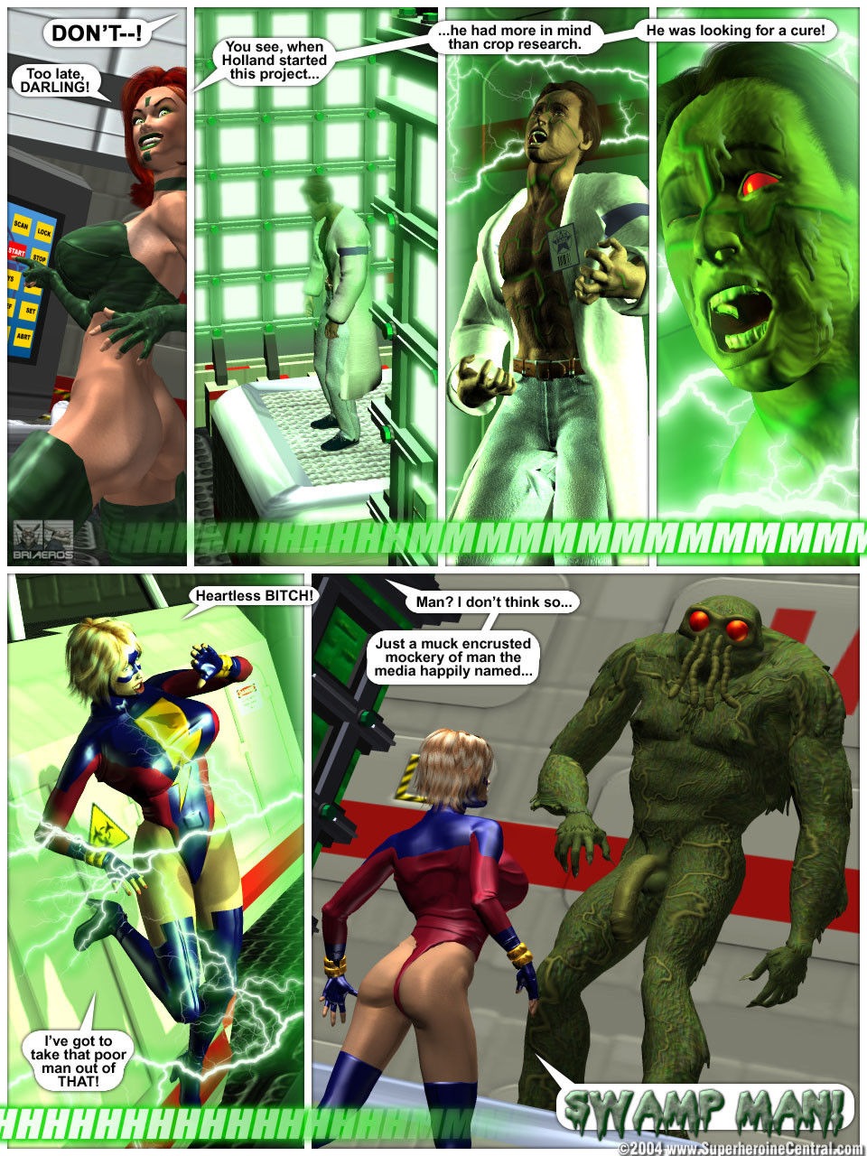 Tall To Arouse - Inside a Green Hell - Superheroinecentral page 12