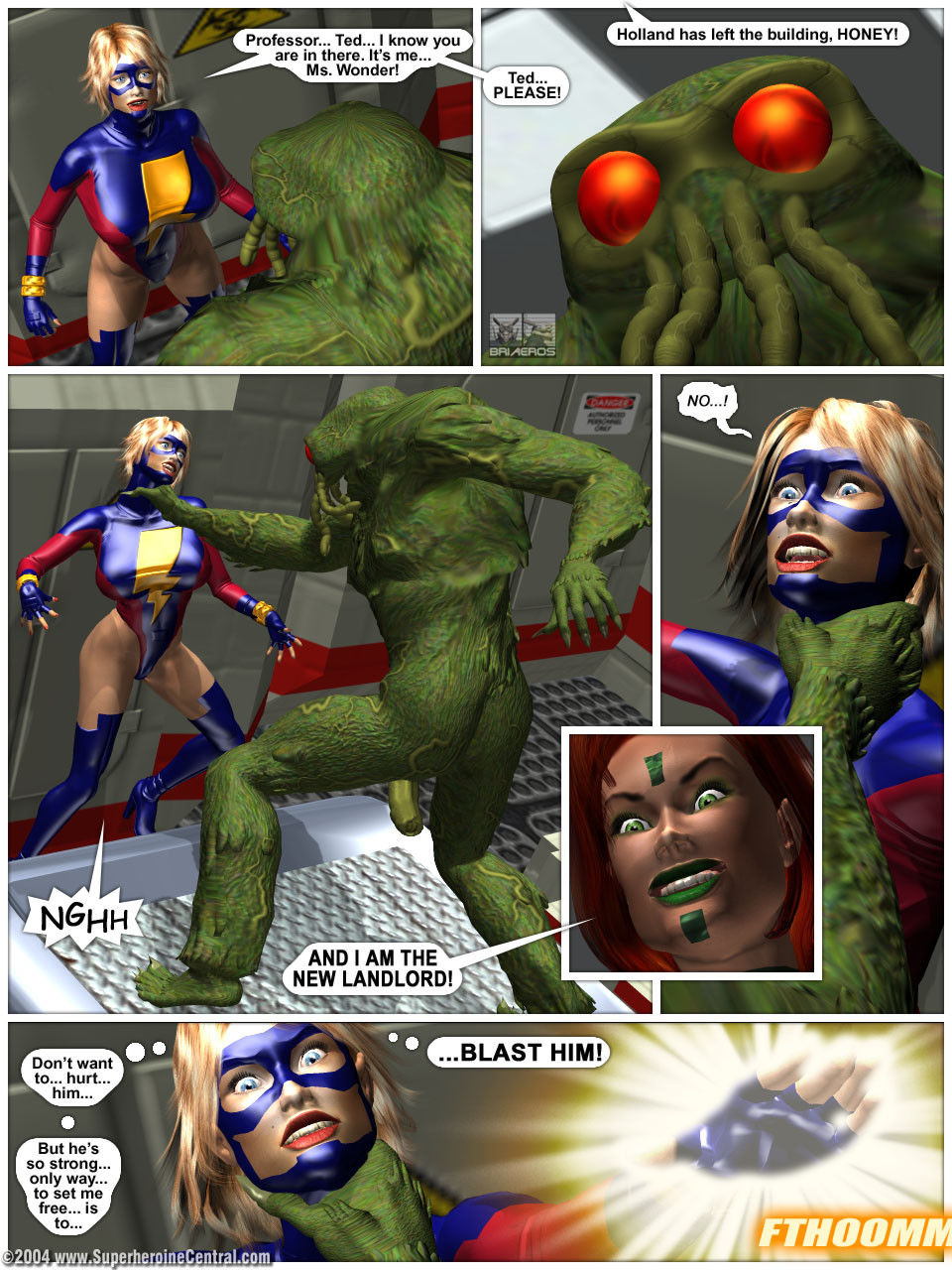 Tall To Arouse - Inside a Green Hell - Superheroinecentral page 13
