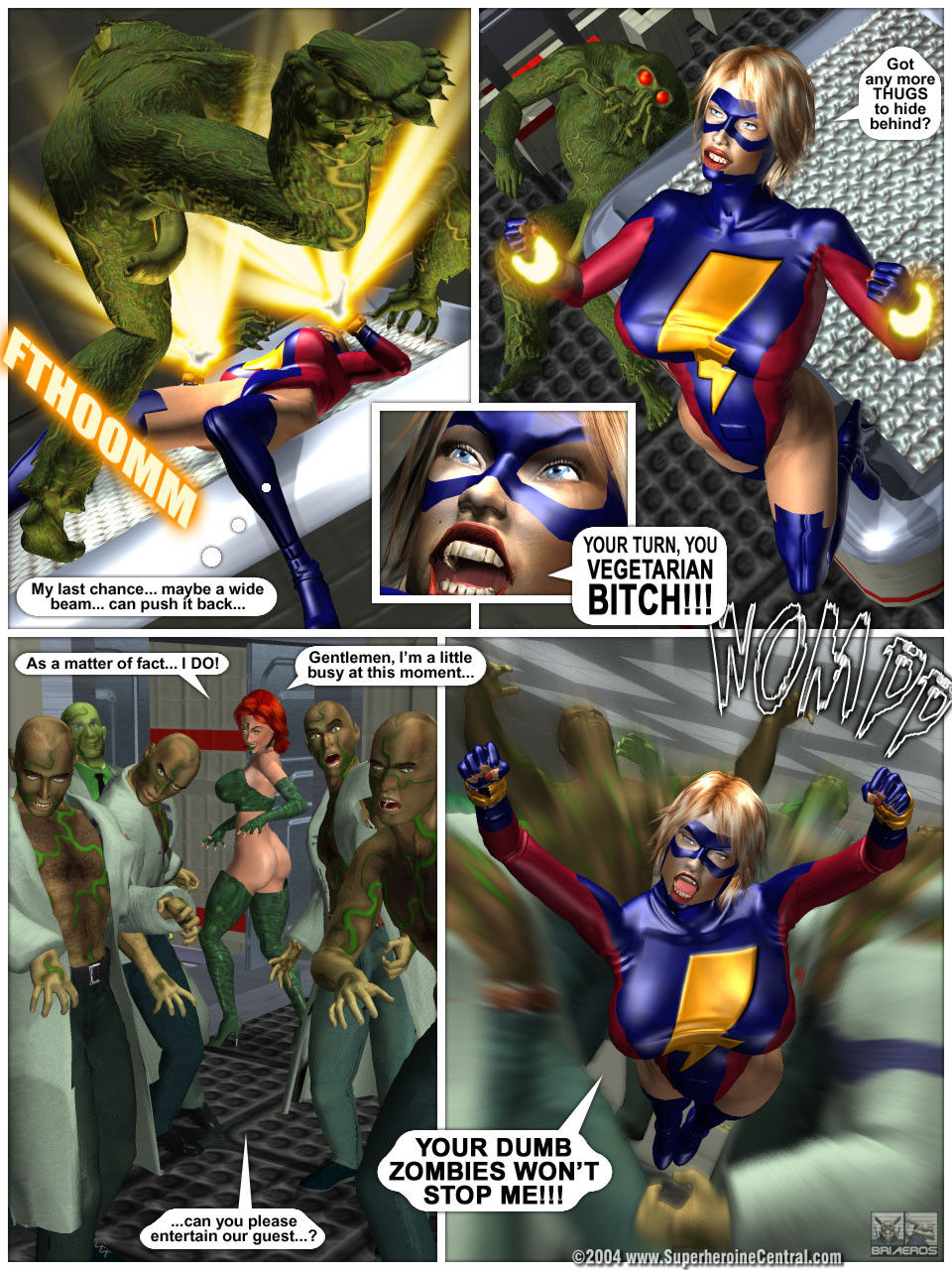 Tall To Arouse - Inside a Green Hell - Superheroinecentral page 18
