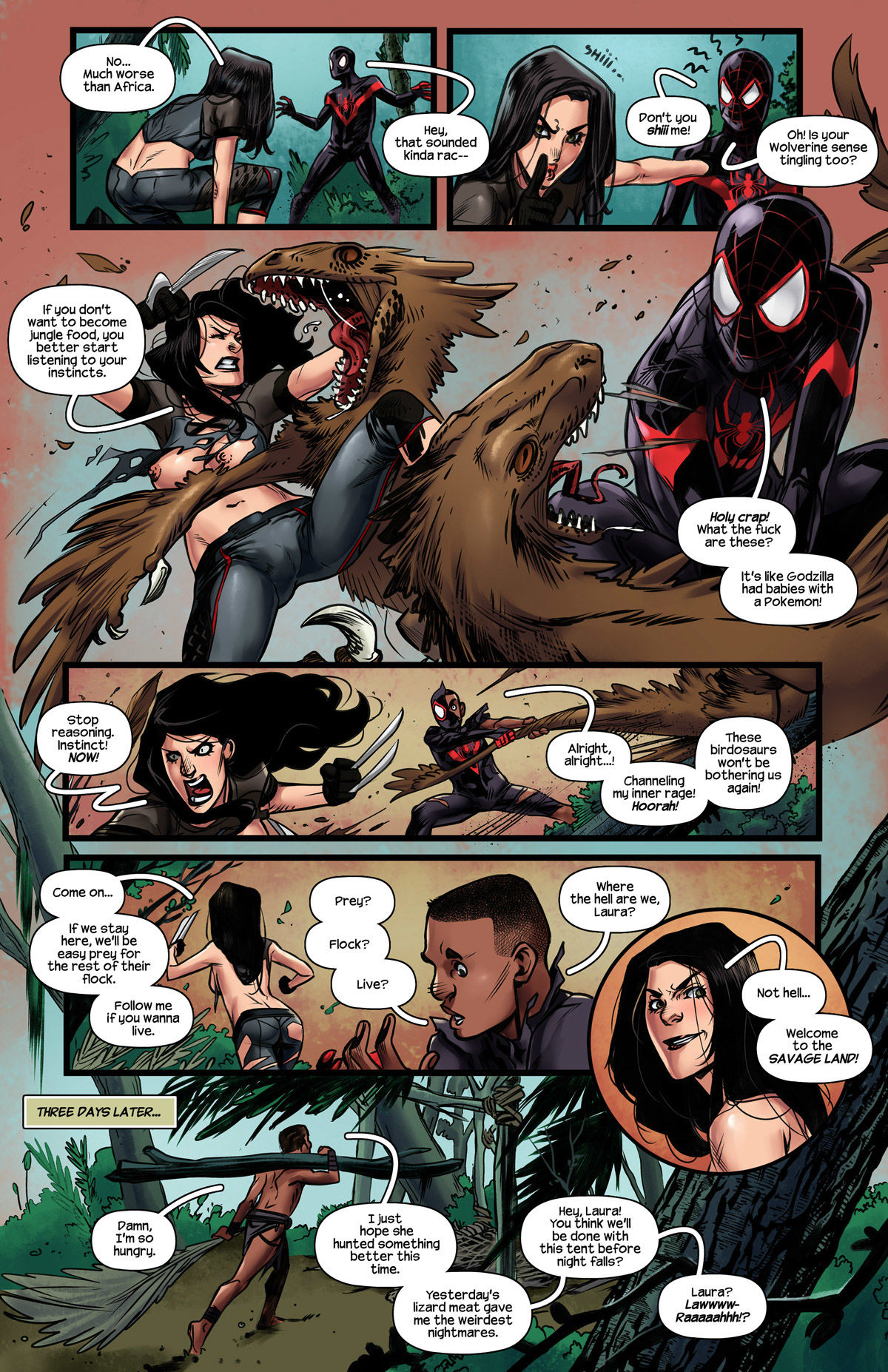 Savage Love Spider-Man by Tracy Scops page 4