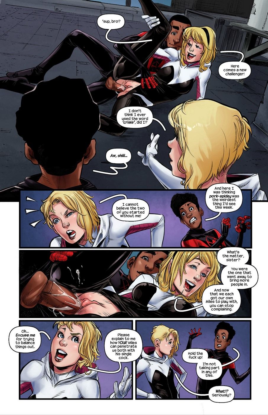 Spider-Gwen Weaving Fluids Part 3 Spider-man page 4