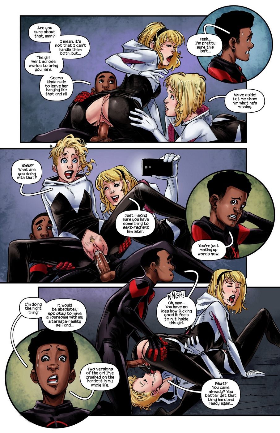 Spider-Gwen Weaving Fluids Part 3 Spider-man page 5