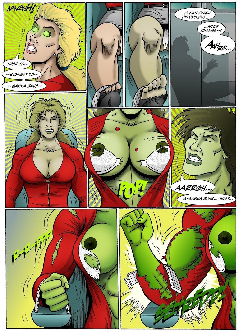 Dr Betty Ross Hulk Out - Manic page 3