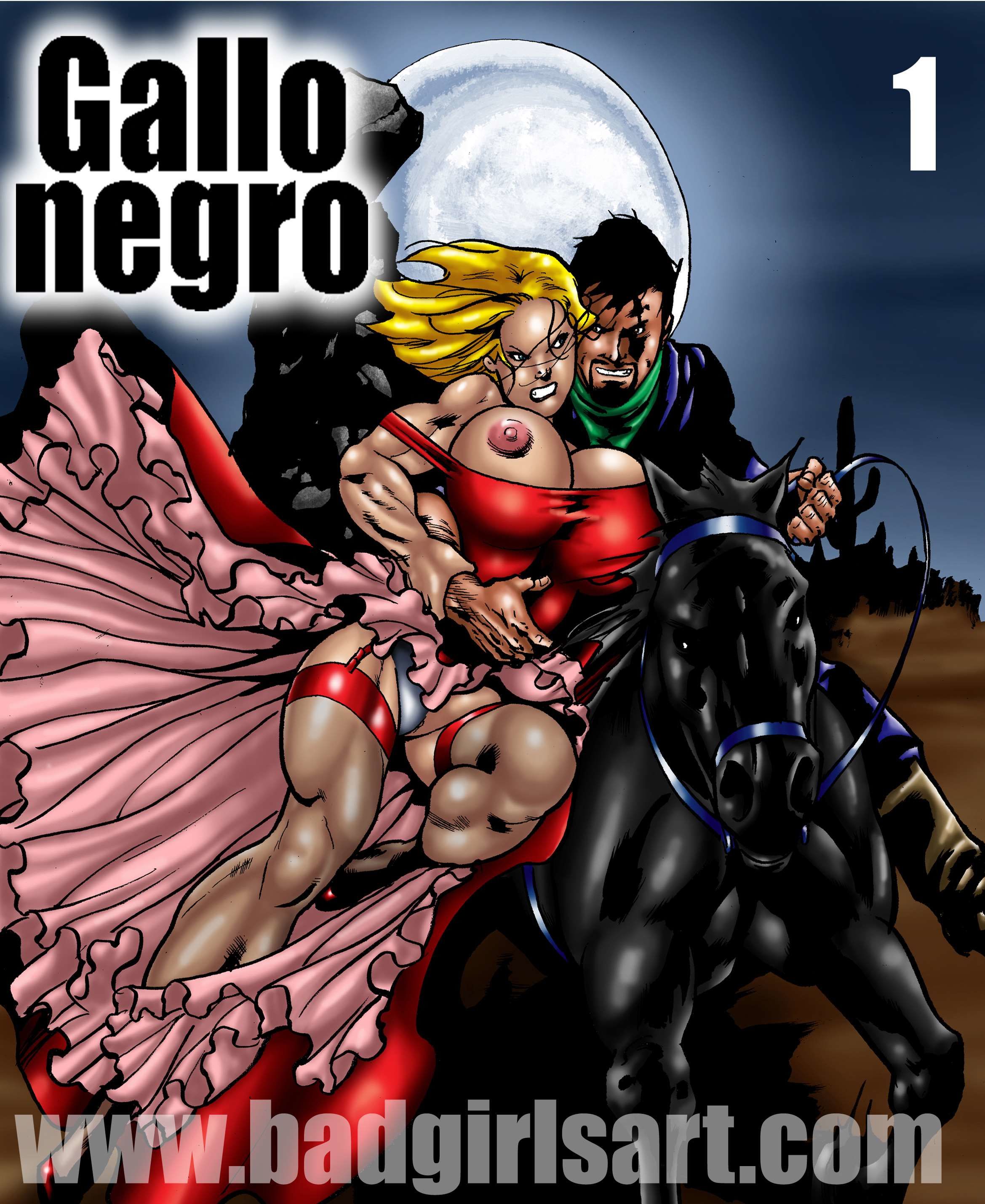 Gallo Negro Badgirlsart page 1
