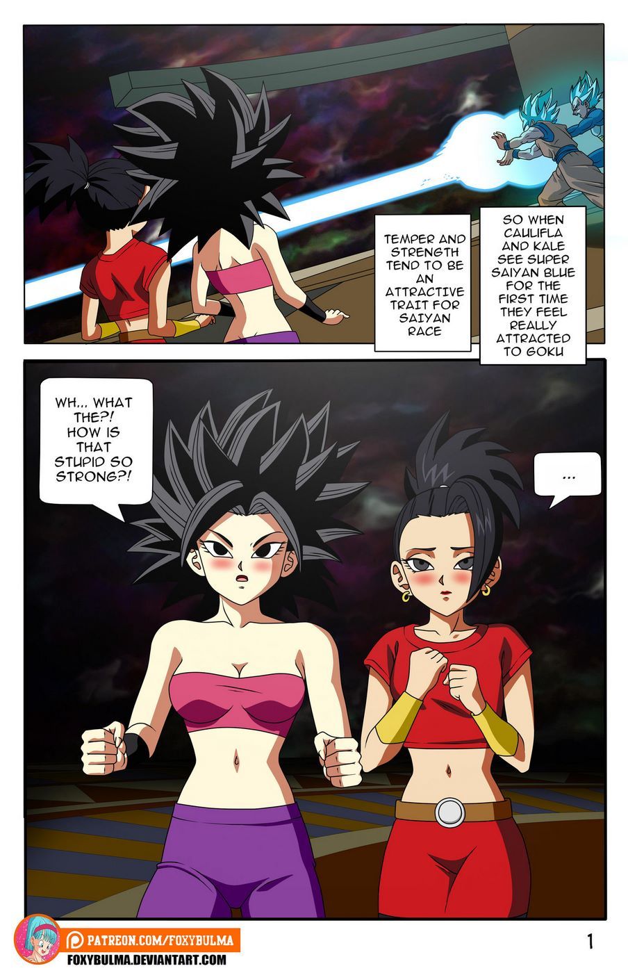 Saiyan Love - FoxyBulma [Dragon Ball Super] page 2