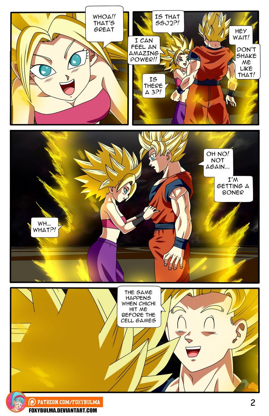 Saiyan Love - FoxyBulma [Dragon Ball Super] page 3